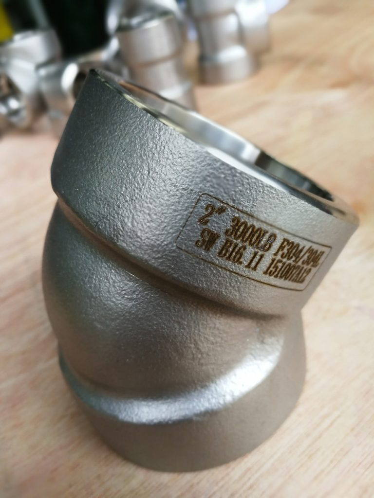 SW 彎頭 - 2″ 3000LBS F304L